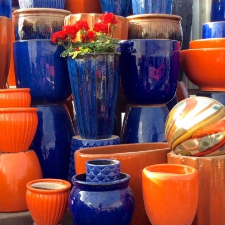 Blue-Orange-pottery